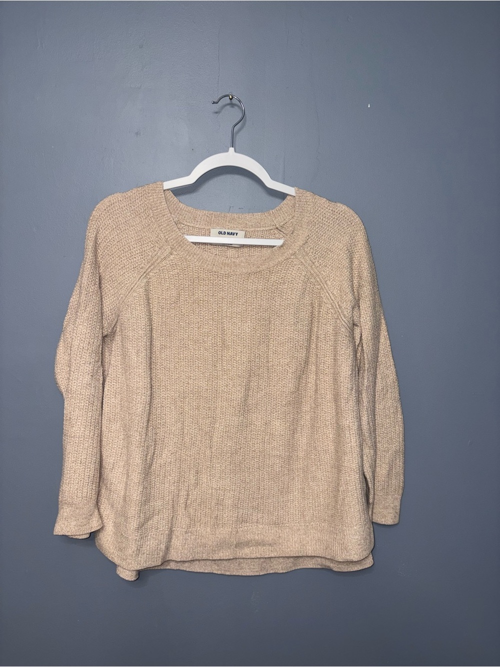 Old Navy | Cream Knit Sweater | Size XL